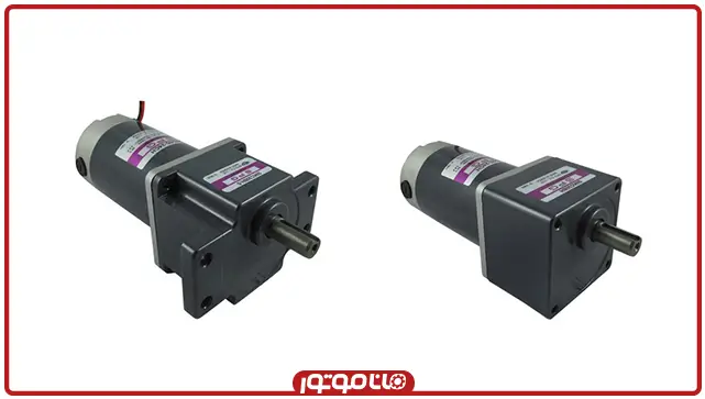 موتورگیربکس SPG90ولت 580دور بر دقیقه ساده -لبه دار